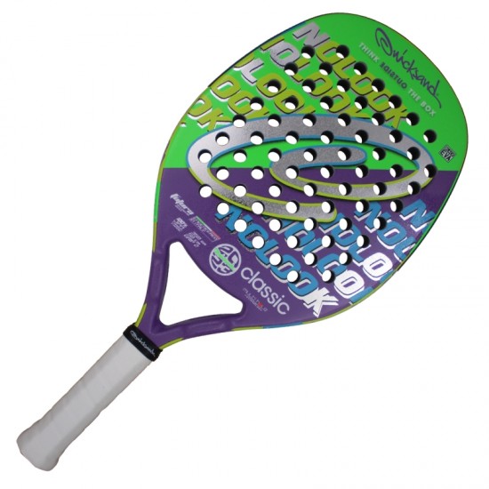 RAQUETE QUICKSAND BEACH TENNIS NOLOOK CLASSIC 2023 - VERDE/ROXO